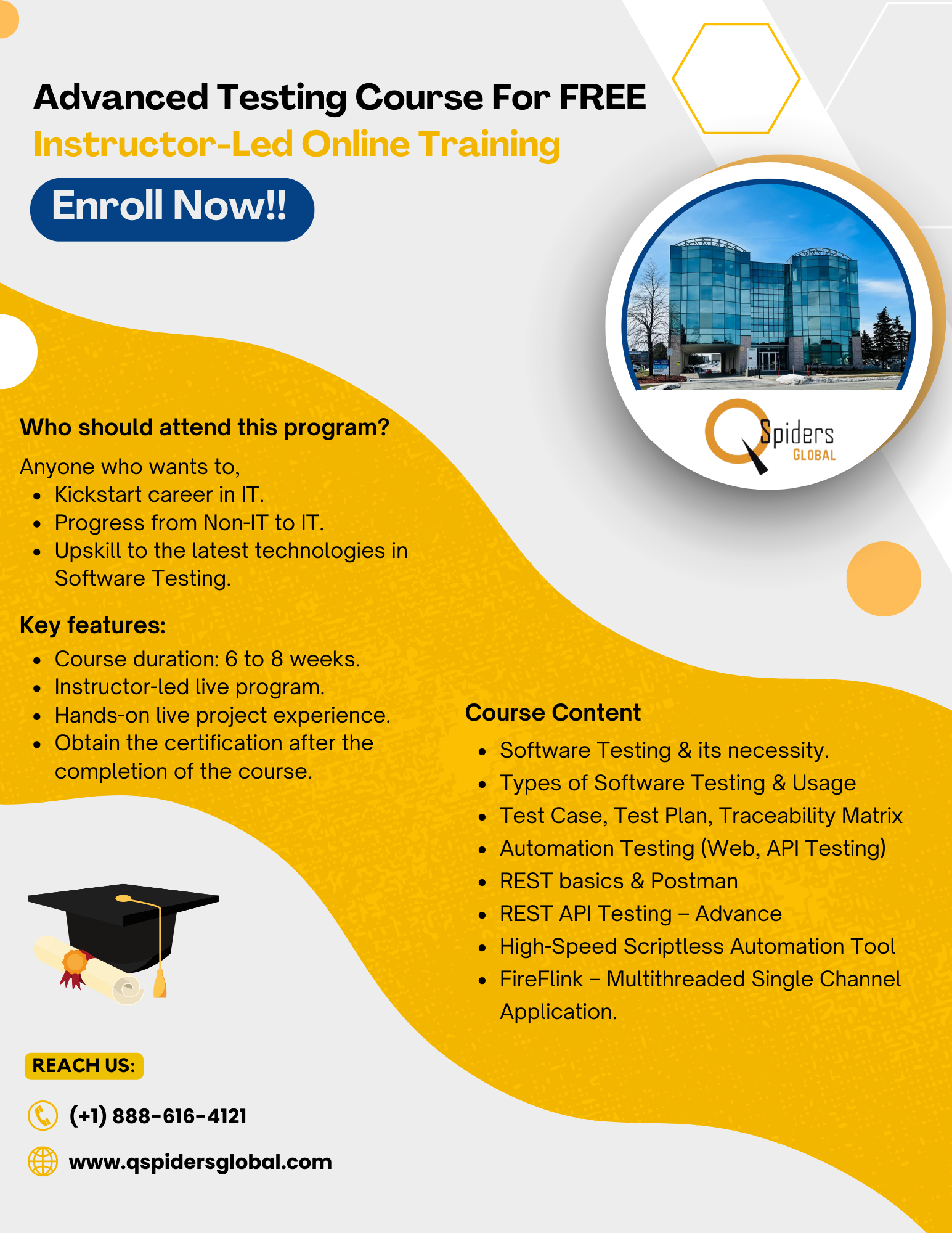 Advanced Testing Course Registration | QSpiders Global - Software ...